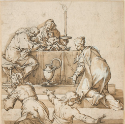 Figura 1. Abraham Bloemaert (1566–1651), La circuncisión, 1601.